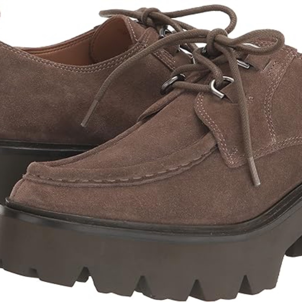 Sam Edelman Lace-up Lug Sole "Monna" Loafer | Desert Olive